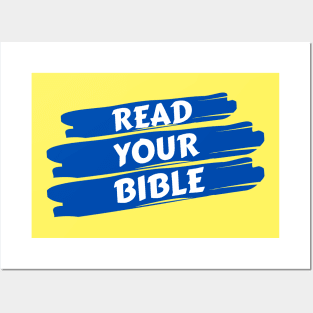 Read Your Bible | Christian Reminder Posters and Art